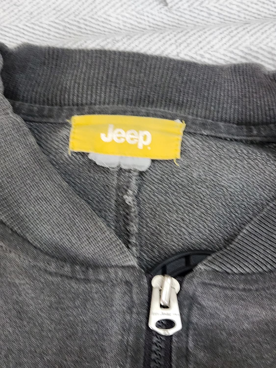 [95] 지프 Jeep 그레이 워싱 봄버 자켓 여성  M (95) 상품이미지3