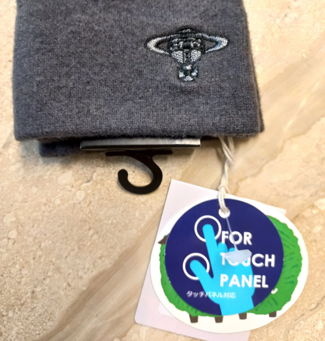 비비안웨스트우드 베이직 울 장갑 다크그레이 (새상품) 상품이미지6