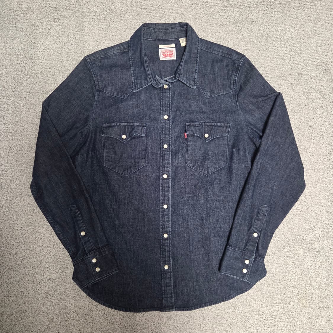 Levi's 리바이스 웨스턴 데님 셔츠 M-L 상품이미지1