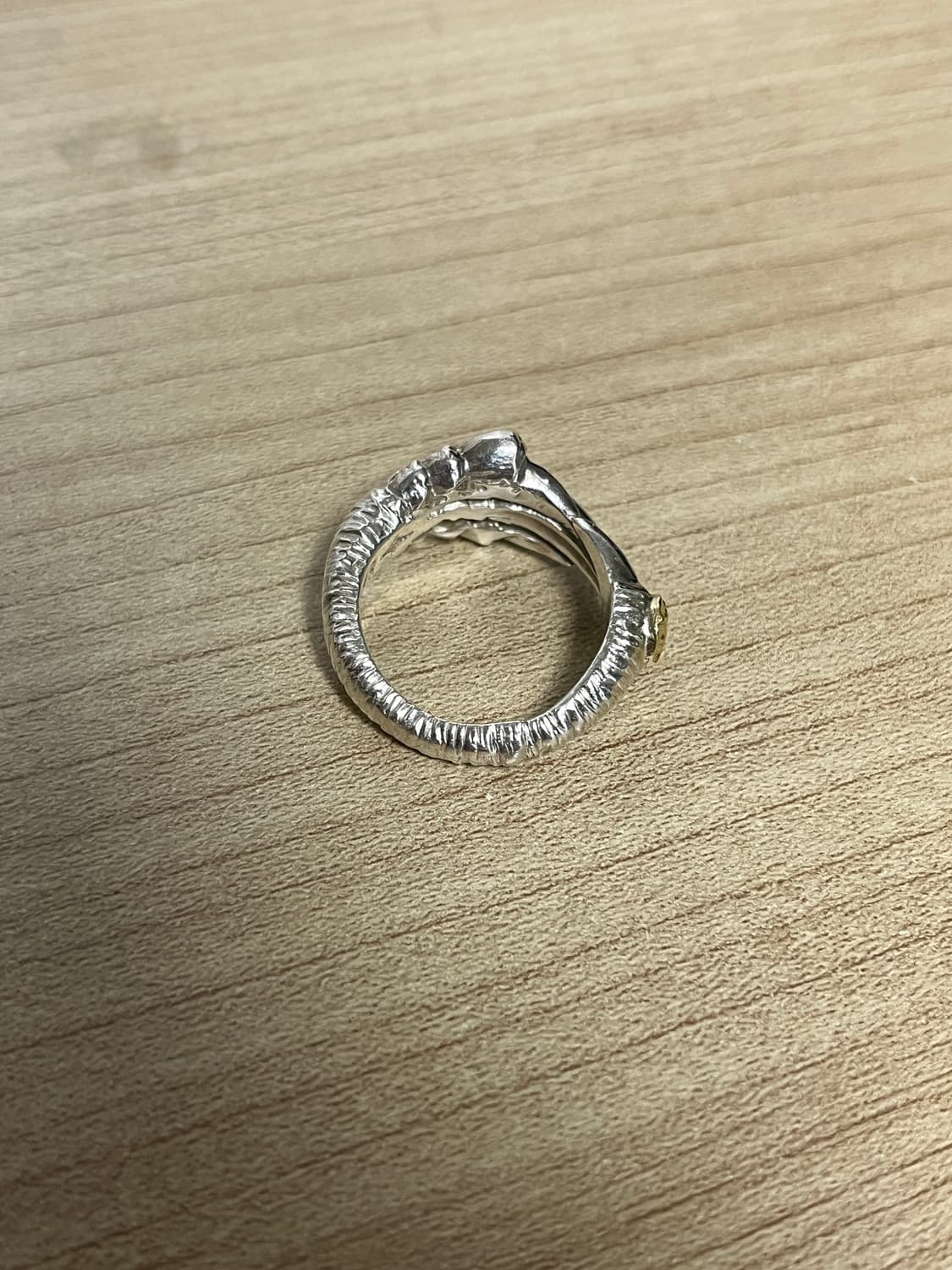 First Arrows Silver Ring with K18 상품이미지2