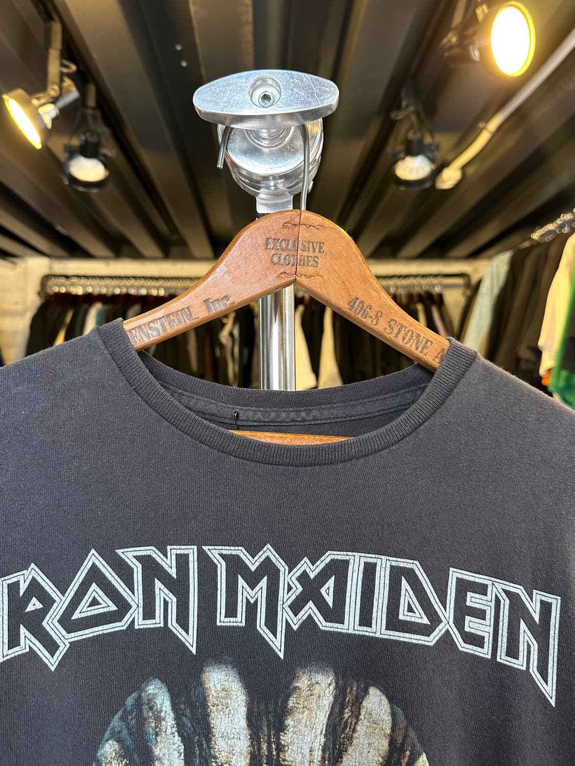 아이언 메이든 락밴드 프린팅 티셔츠 상품이미지2