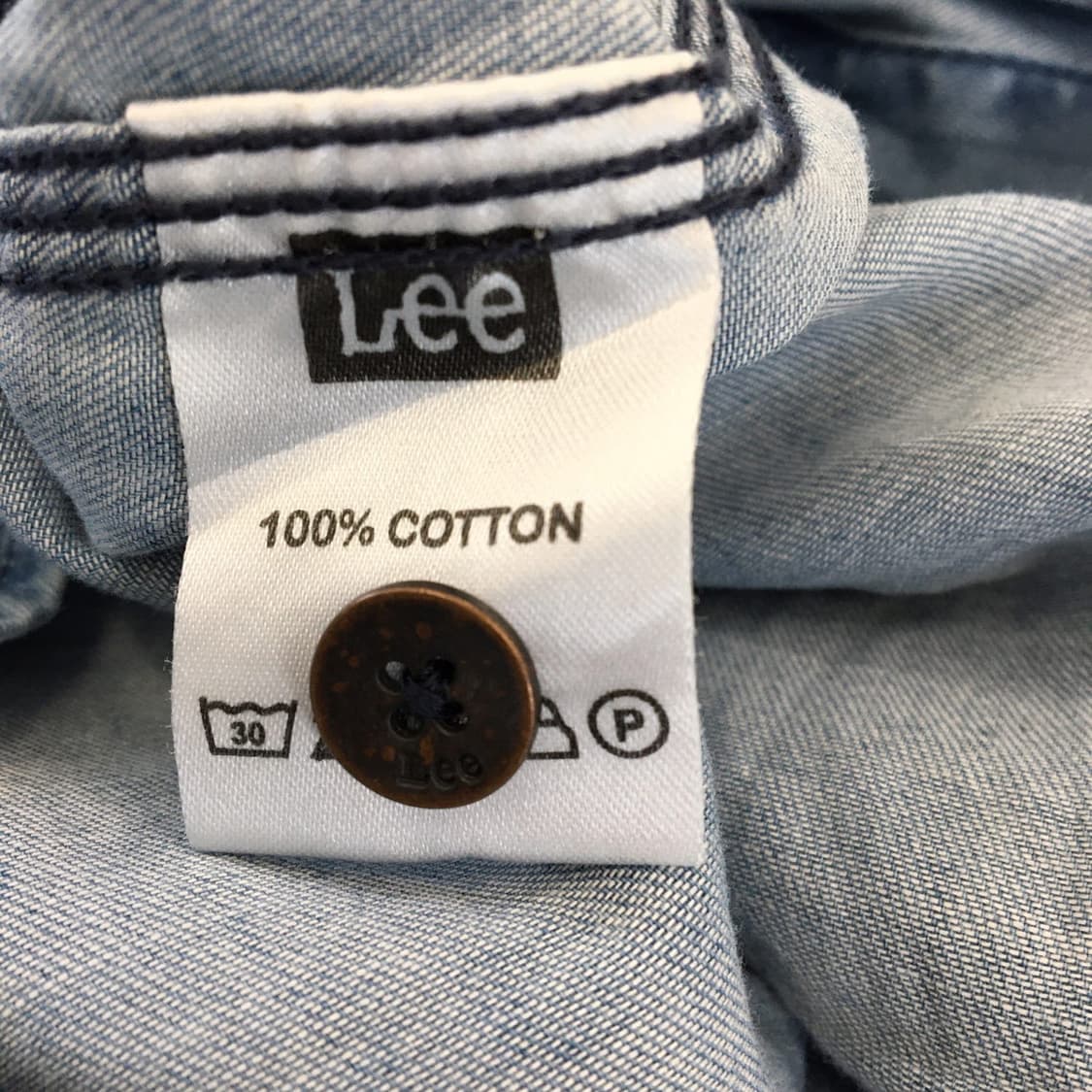 Lee 리 워크 포켓 데님셔츠 M  상품이미지7