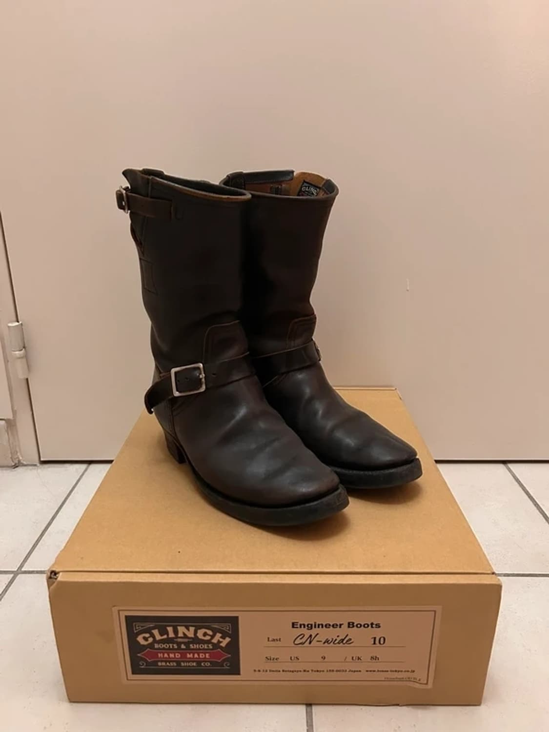 클린치 Clinch Brass Tokyo 엔지니어 부츠 10사이즈 상품이미지1