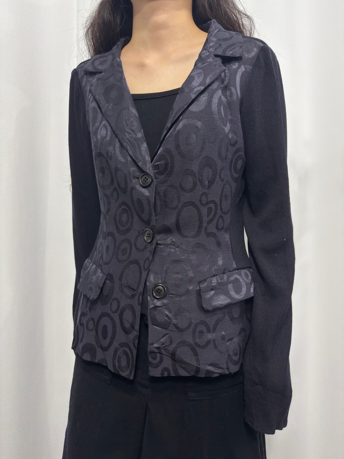 chalet blanc pattern button jacket 상품이미지2