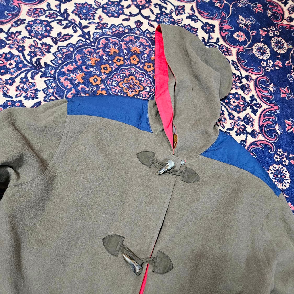 GAY GIBSON in Japab 90's 나일론 덧댐 울 후드 자켓 상품이미지2