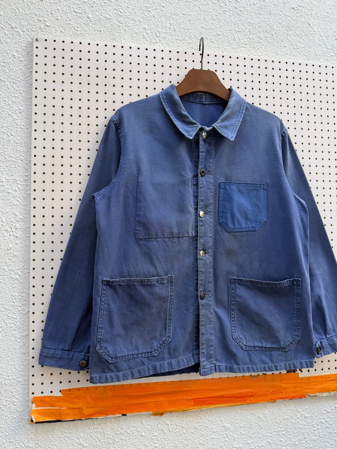 1950,60s OLD FADED FRENCH 50s 프렌치워크자켓 상품이미지3