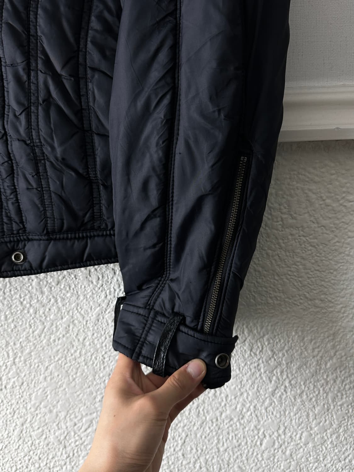 DIesel 소프트 패디드 바이커 자켓 상품이미지10