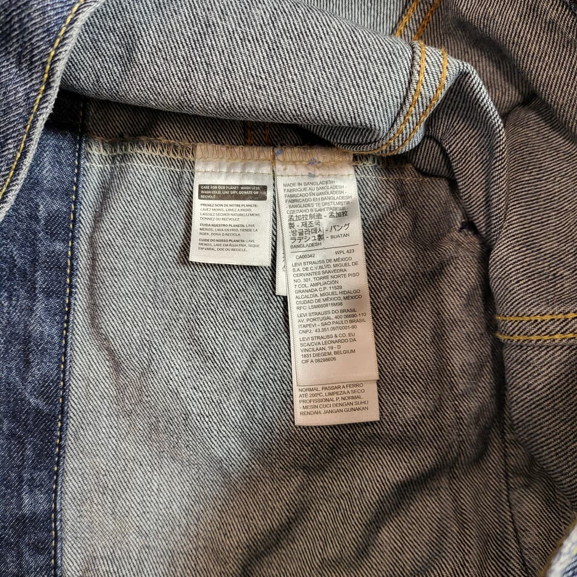 리바이스 데님 자켓 (L) BIG E 상품이미지8