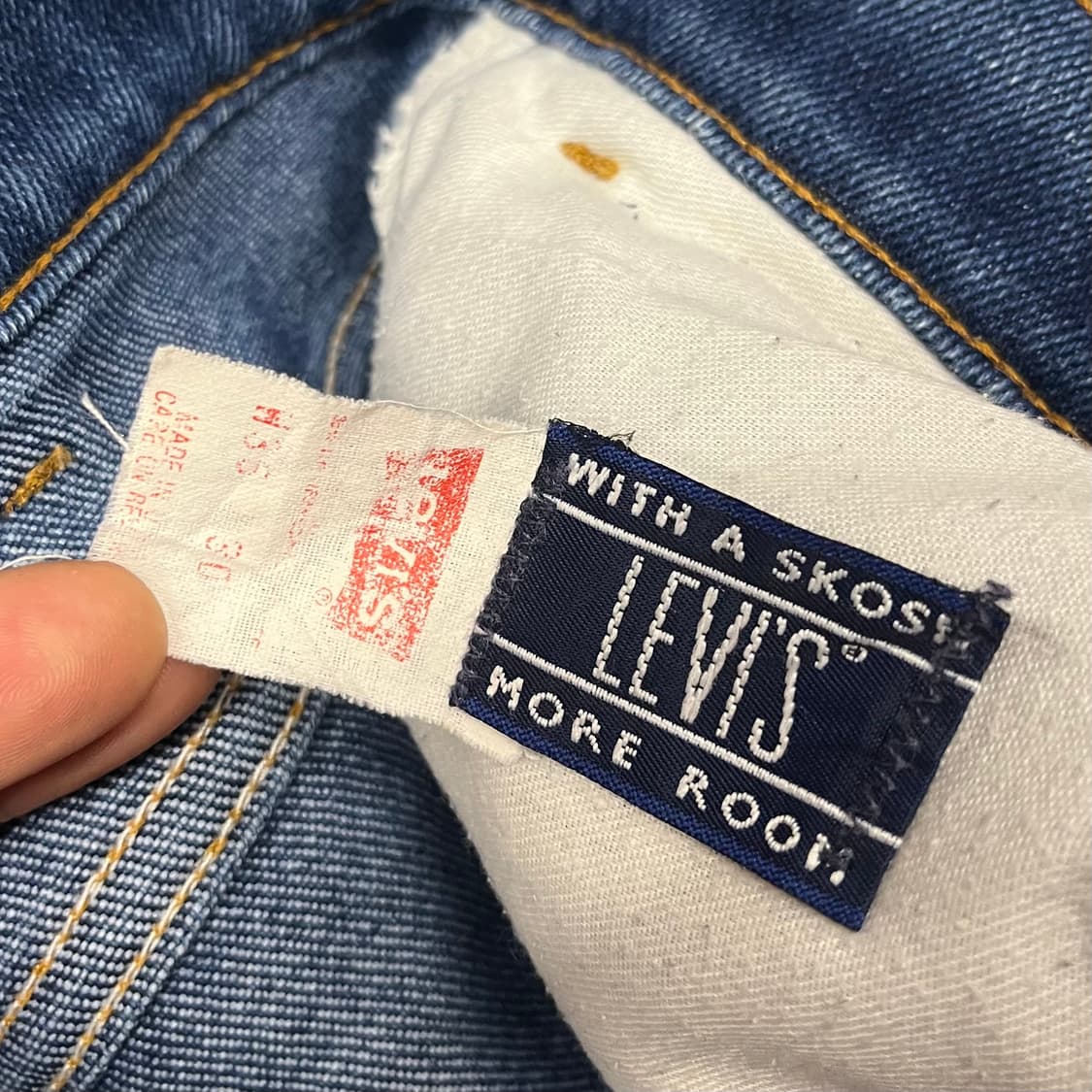 90s 리바이스547 스트레이트핏 (35“) 상품이미지6