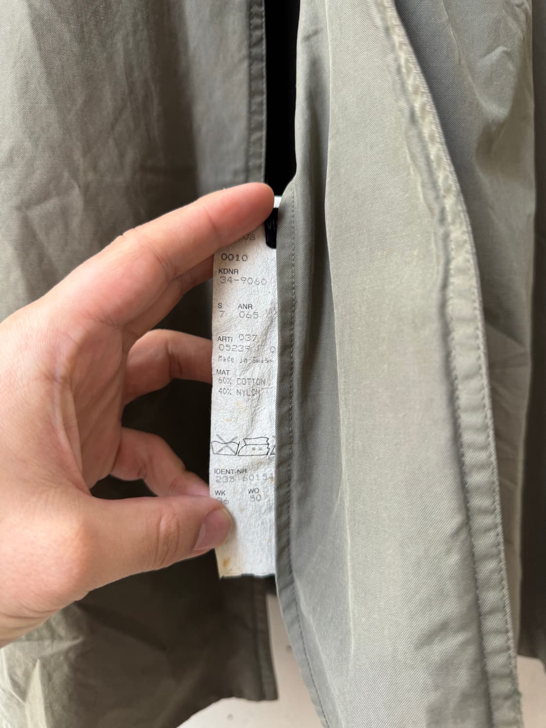 90s 휴고보스 트렌치 자켓 상품이미지7