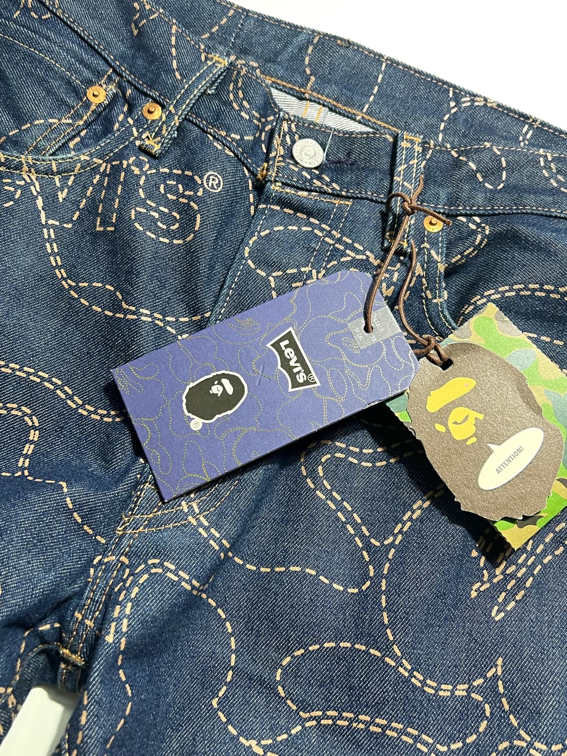 Bape Levis 501 Denim Pants 상품이미지4