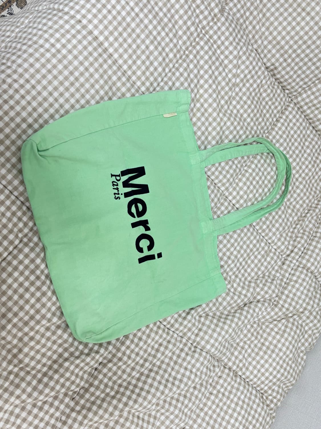 메르시(Merci) 에코백 민트 색상 상품이미지5