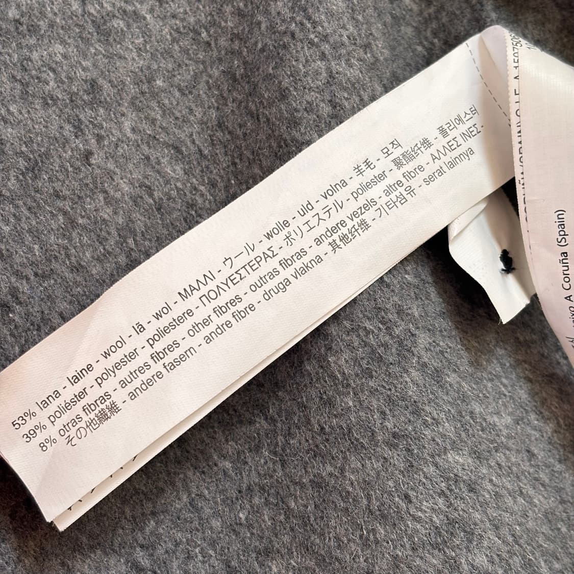 자라 ZARA 그레이 M 코트 가벼운 착용감 가성비 실루엣 상품이미지4