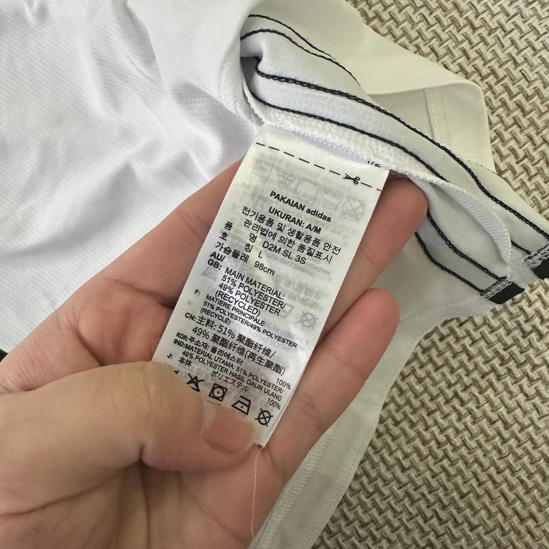 L 아디다스 디자인2 무브 삼성 탱크탑 0408D 상품이미지3