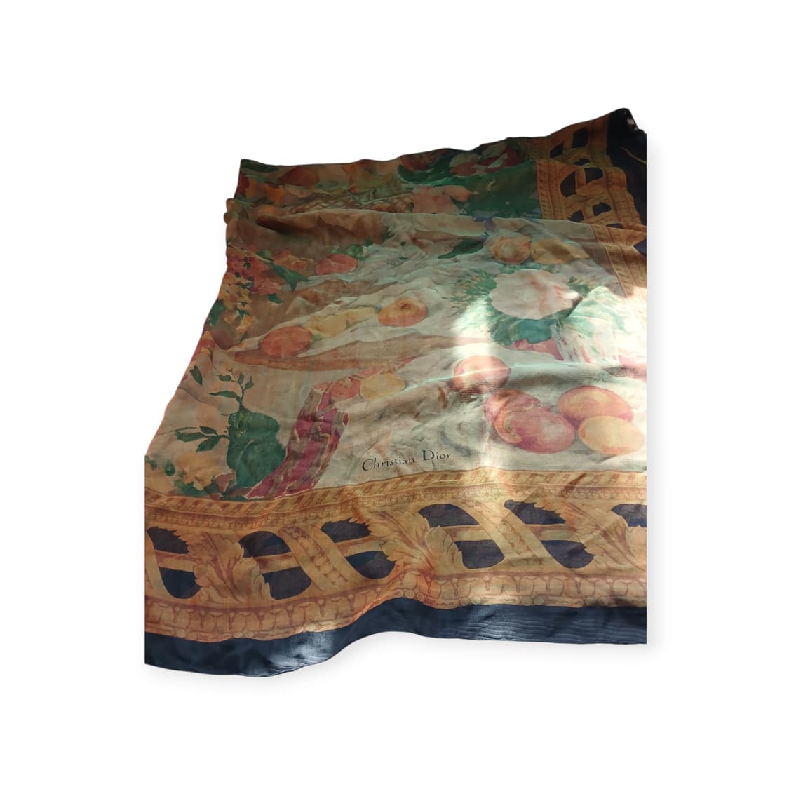 크리스찬 디올 정물화 실크 스카프 상품이미지1