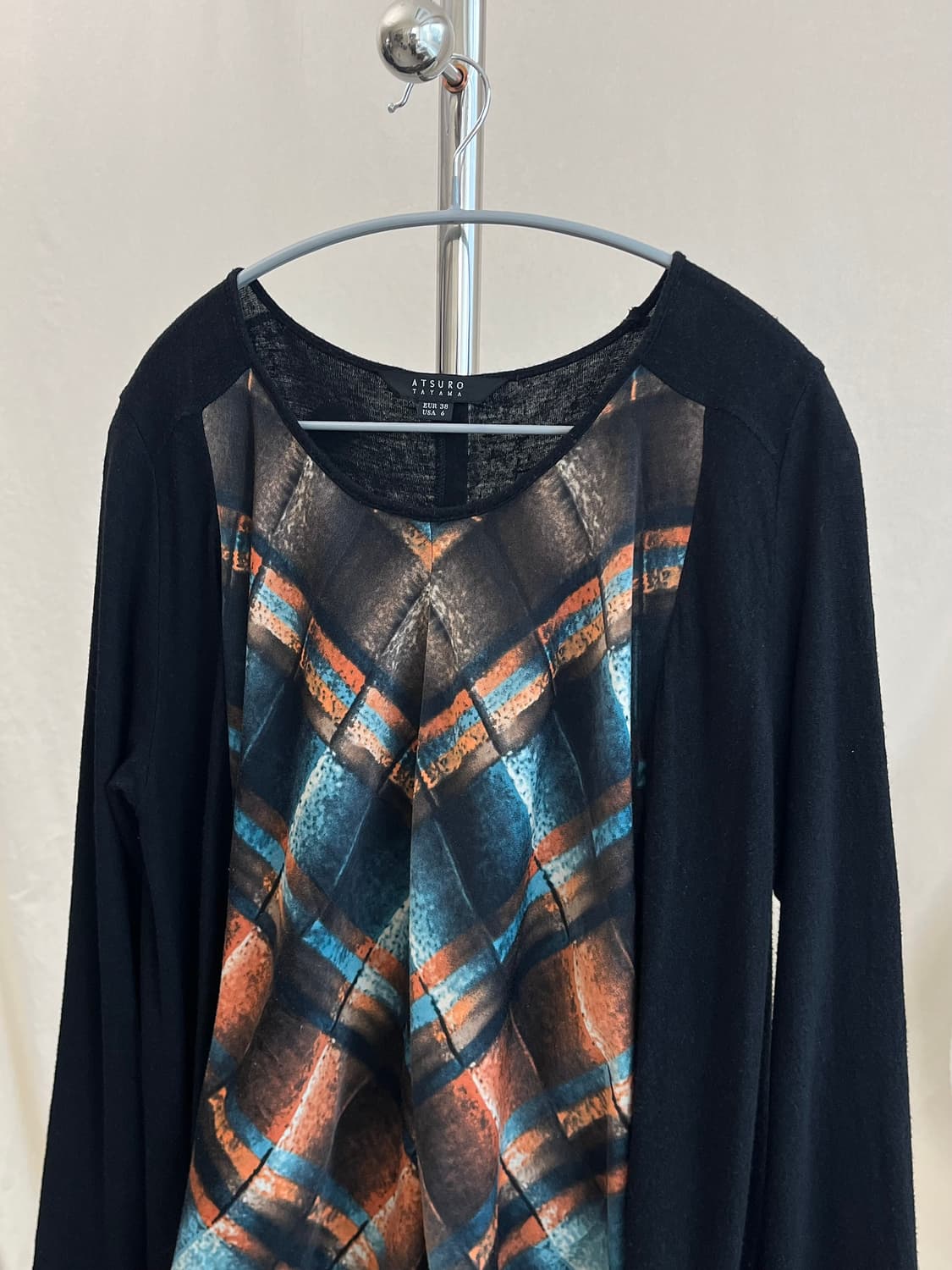 Atsuro Tayama Checked Knit Top 상품이미지3