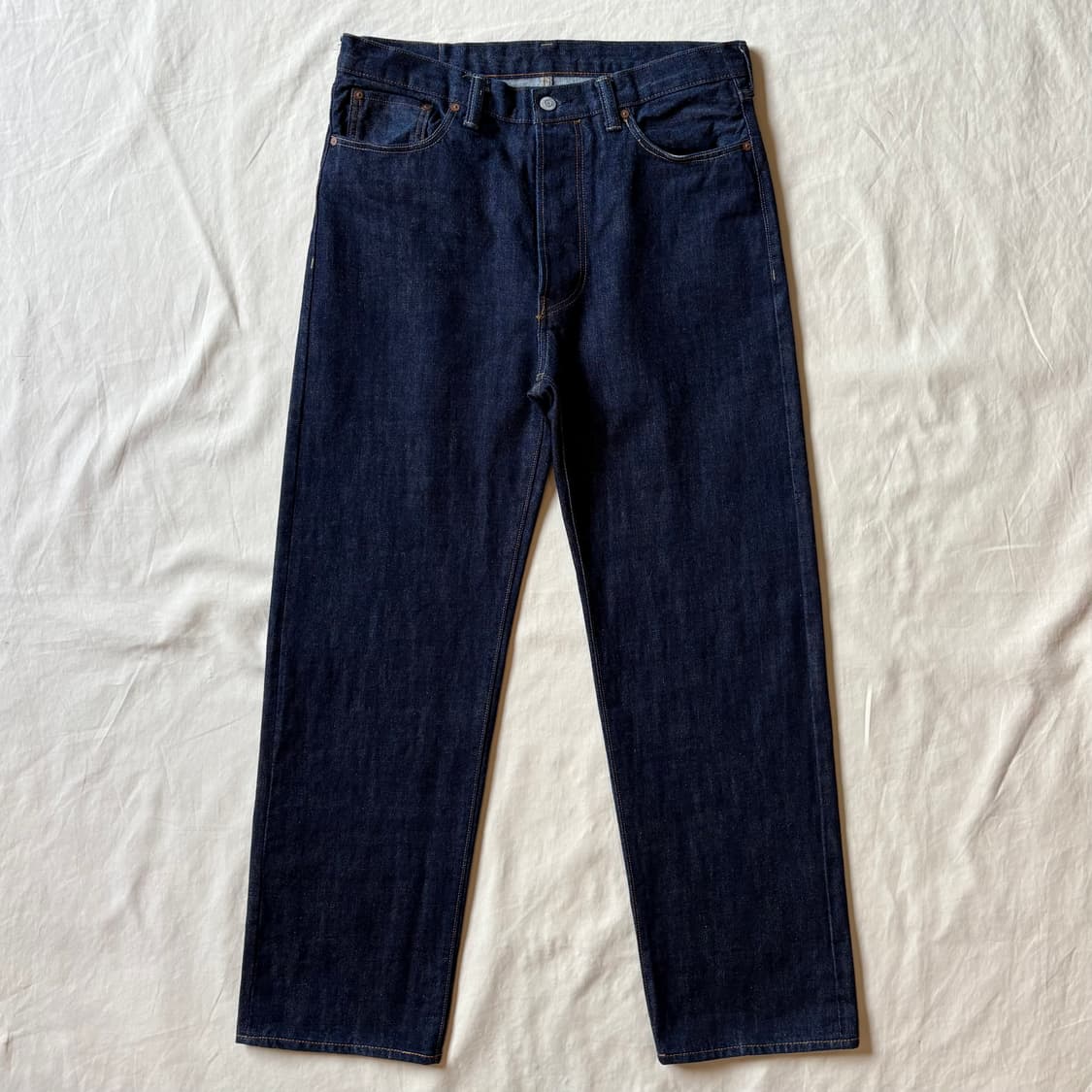 [32] OUTSTANDING 아웃 스탠딩 셀비지 인디고 데님 상품이미지1