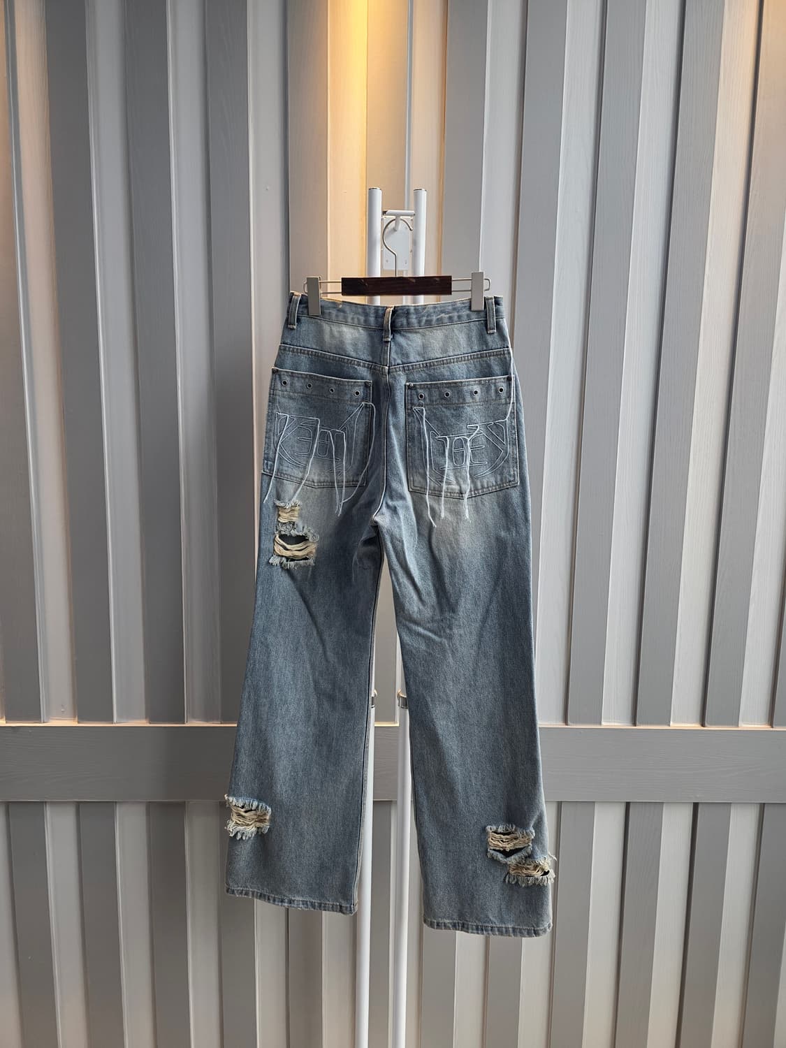 LEEY 찢청 데님 상품이미지5