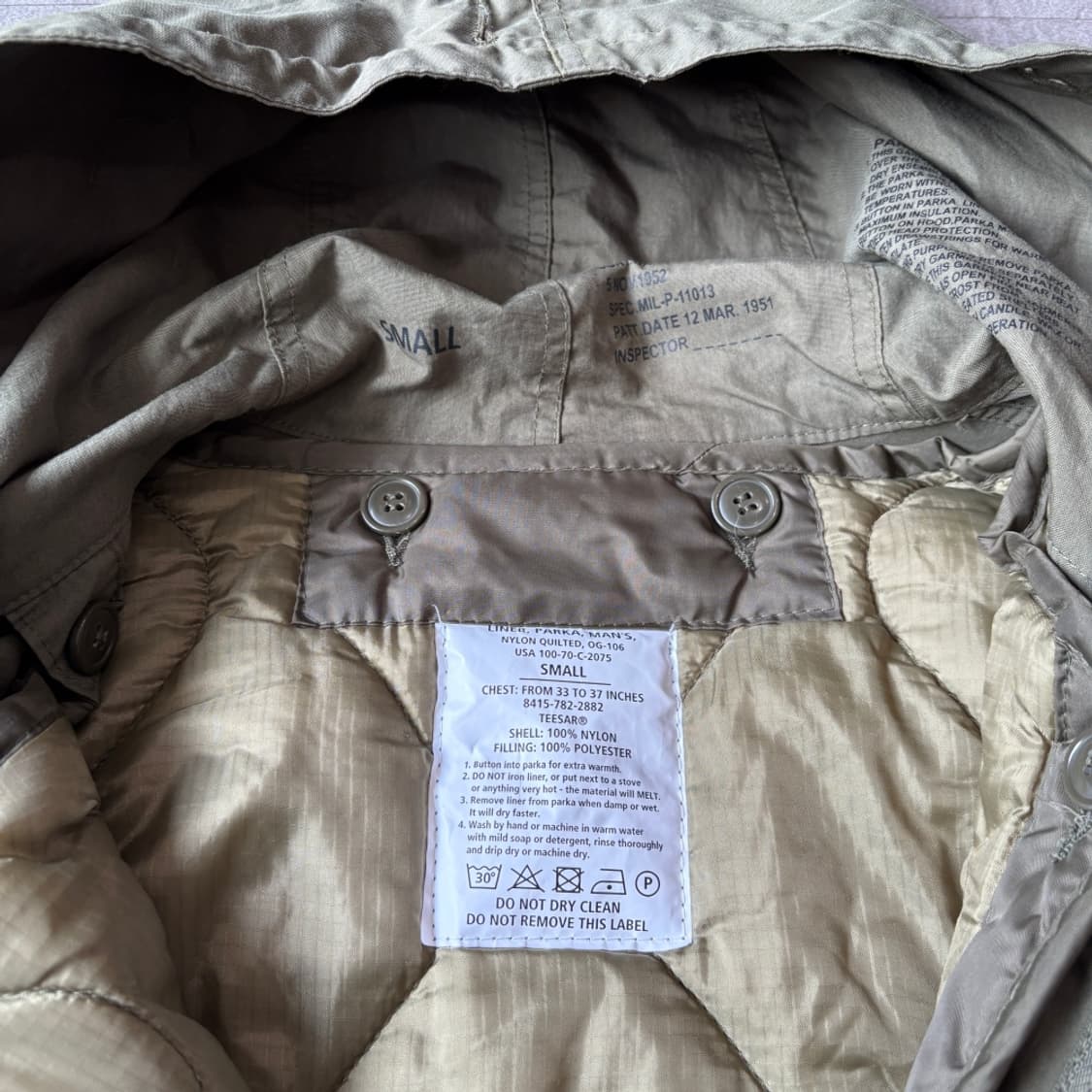 밀텍 M65 피쉬테일 개파카 상품이미지5