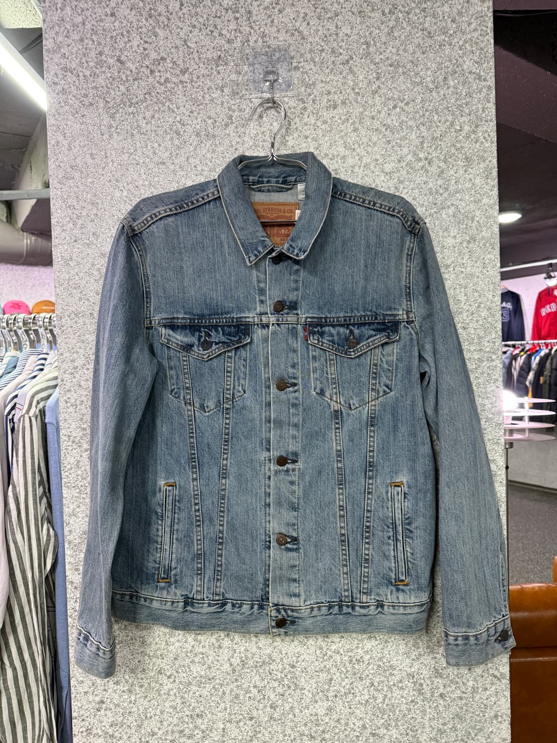 리바이스 워싱 데님 트러커 자켓 B4360 상품이미지2