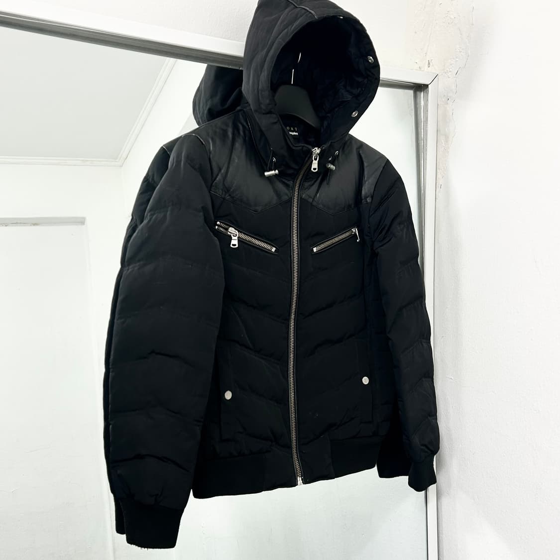 The Kooples 구스다운 바이커 패딩 상품이미지1