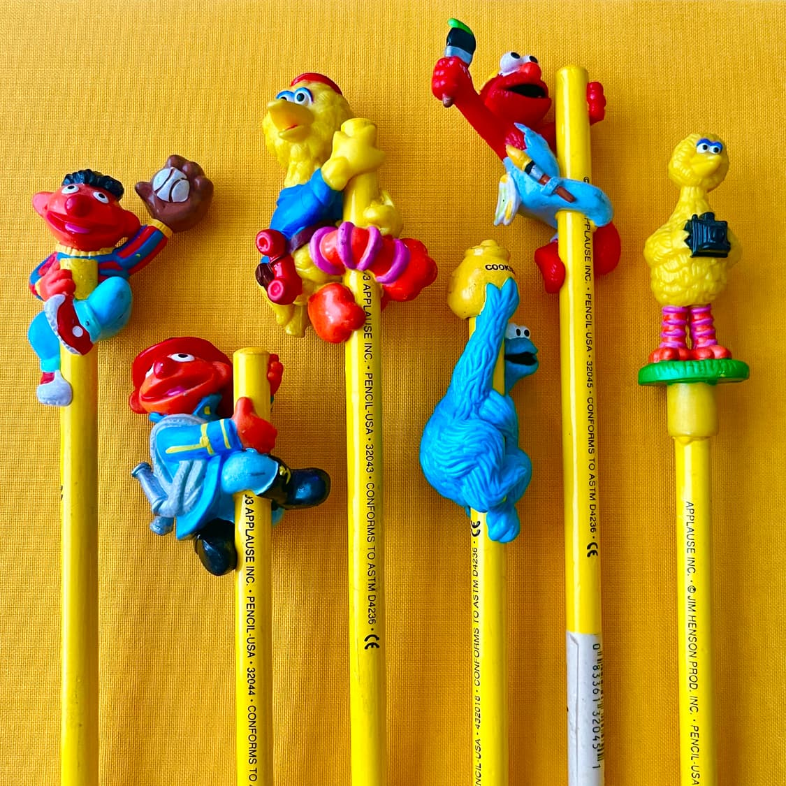 레트로 세서미 스트리트 피규어 연필 상품이미지2