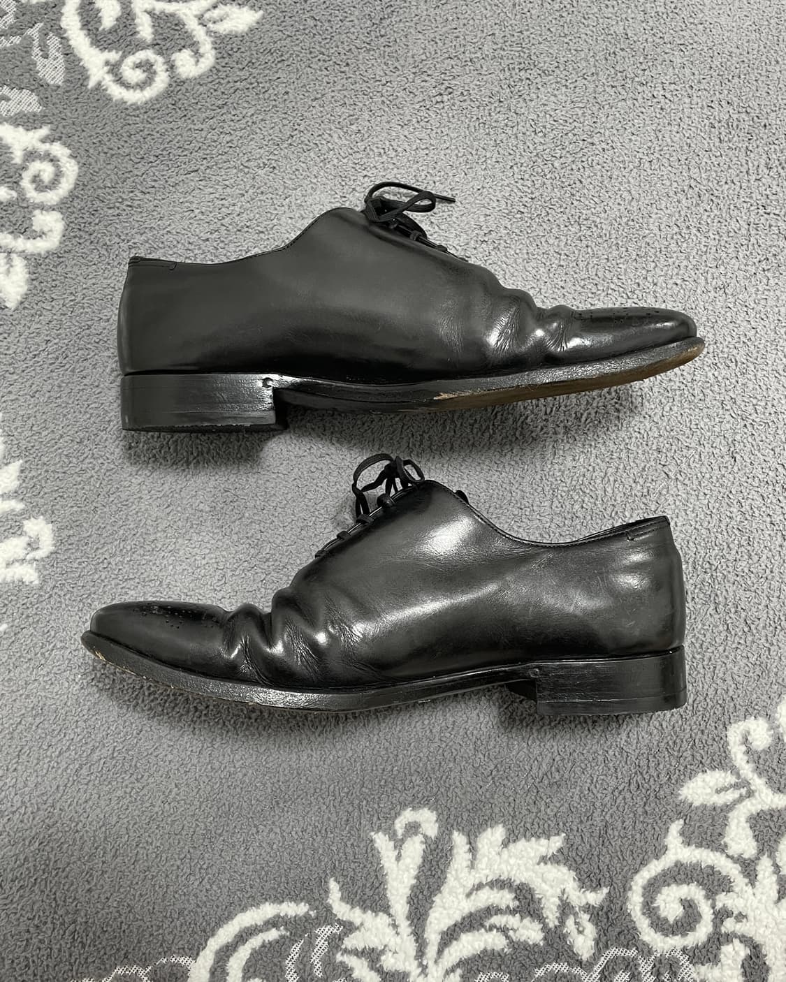 Zegna XXX Couture Line Derby Broge Shoes 상품이미지4
