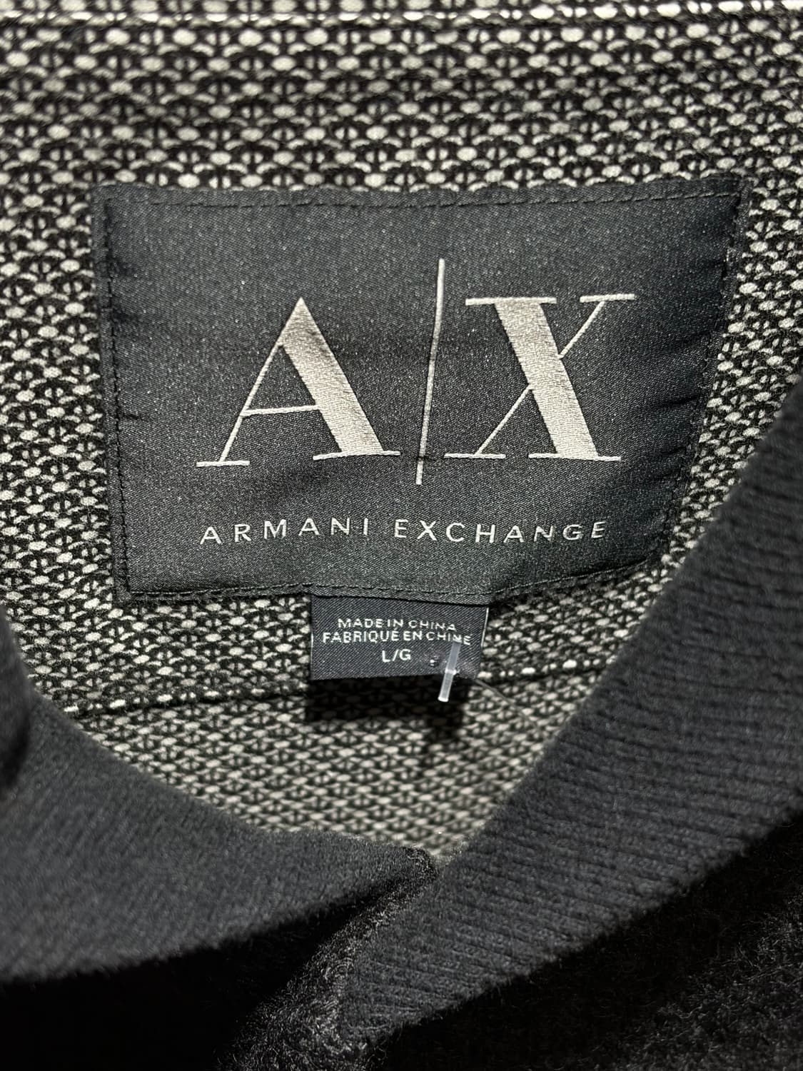 L A/X 아르마니 익스체인지 니티드 코튼 믹스 블루종 상품이미지5