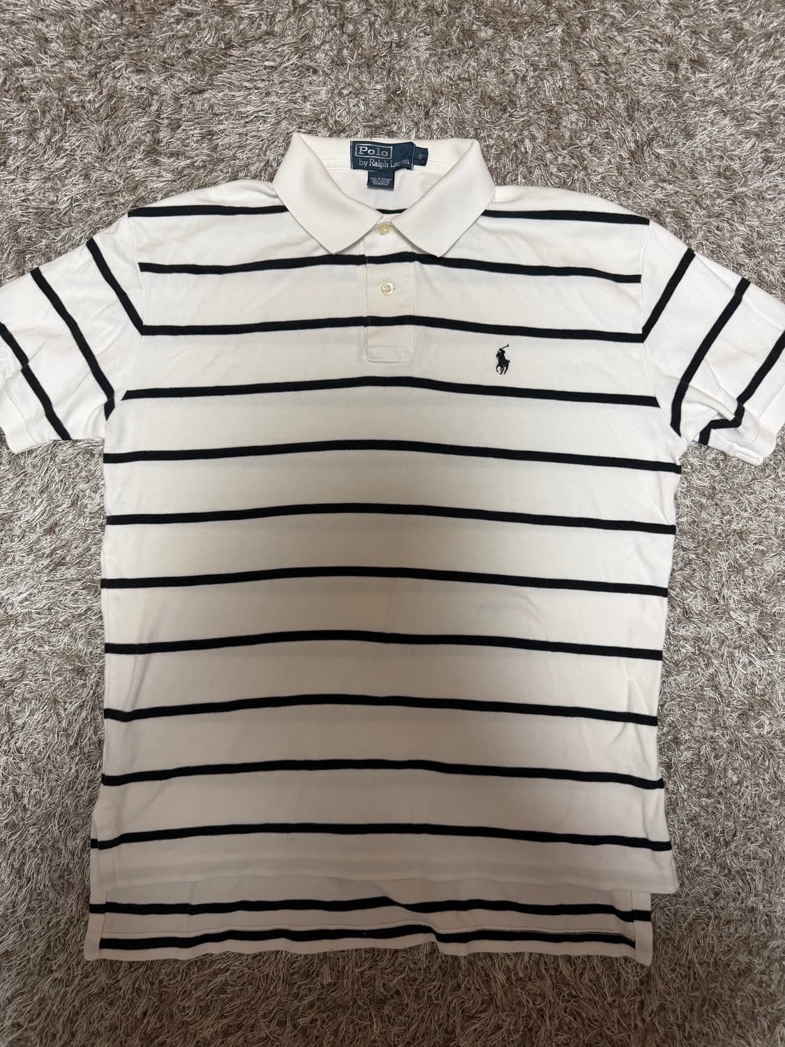 [S] 폴로랄프로렌 화이트 반팔 카라티 상품이미지2