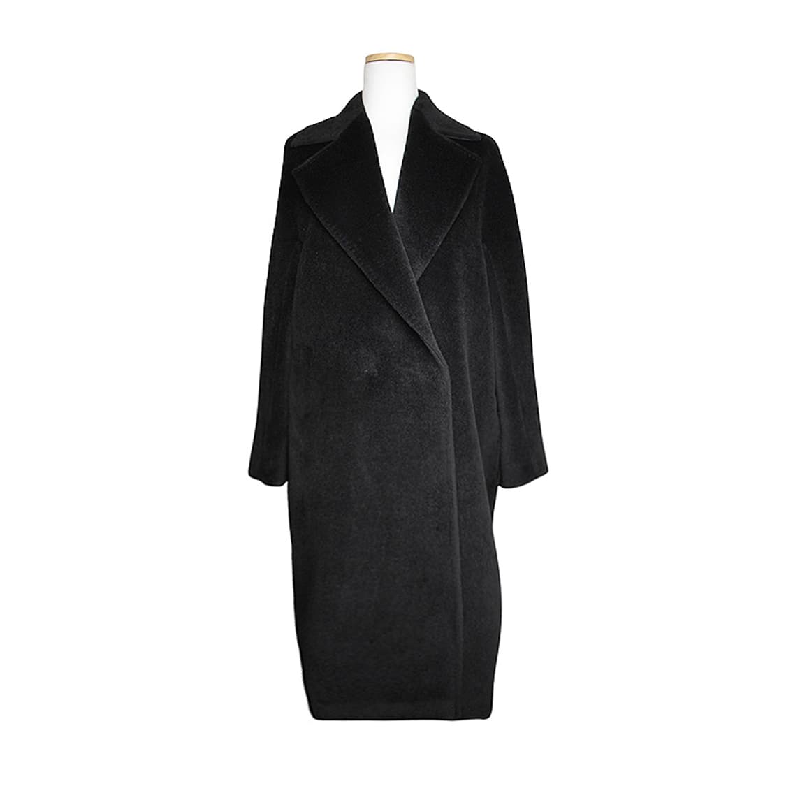 막스마라 스튜디오 블랙 알파카 혼방 롱코트 66 상품이미지1