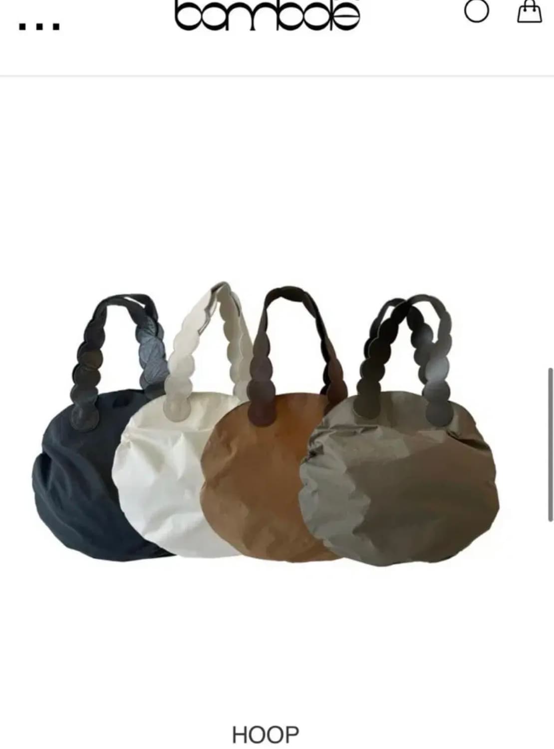 (삽니다) 밤볼레 후프백 bambole hoop 상품이미지1