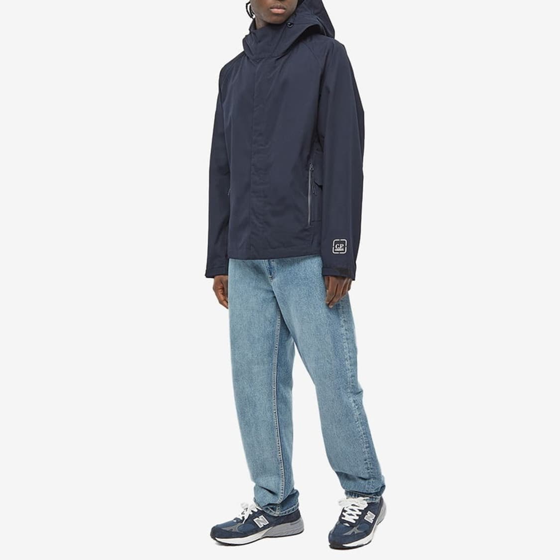 CP컴퍼니 메트로폴리스 HyST 후드 바람막이 자켓 네이비 50사이즈 상품이미지7