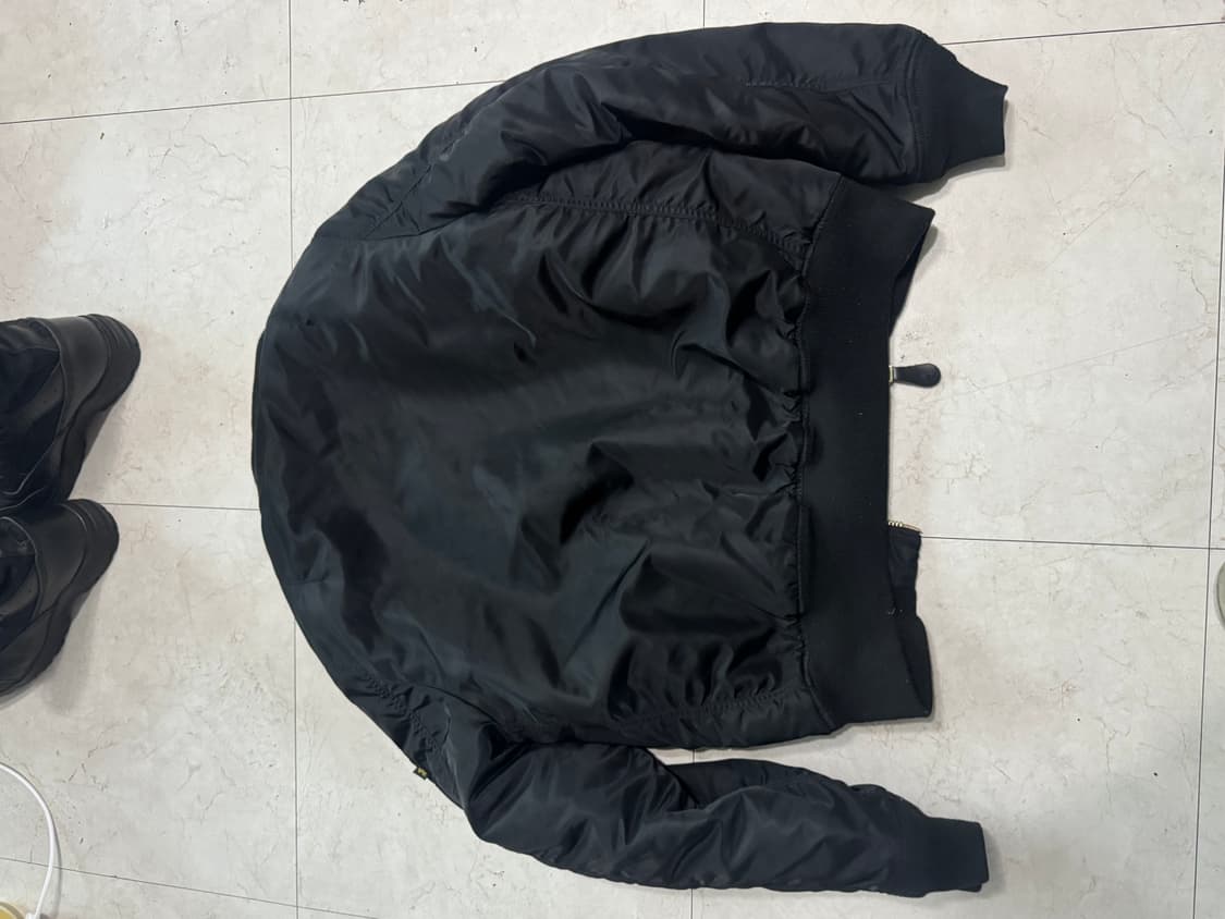 알파인더스트리 ma-1 L 블랙 항공 점퍼 상품이미지3