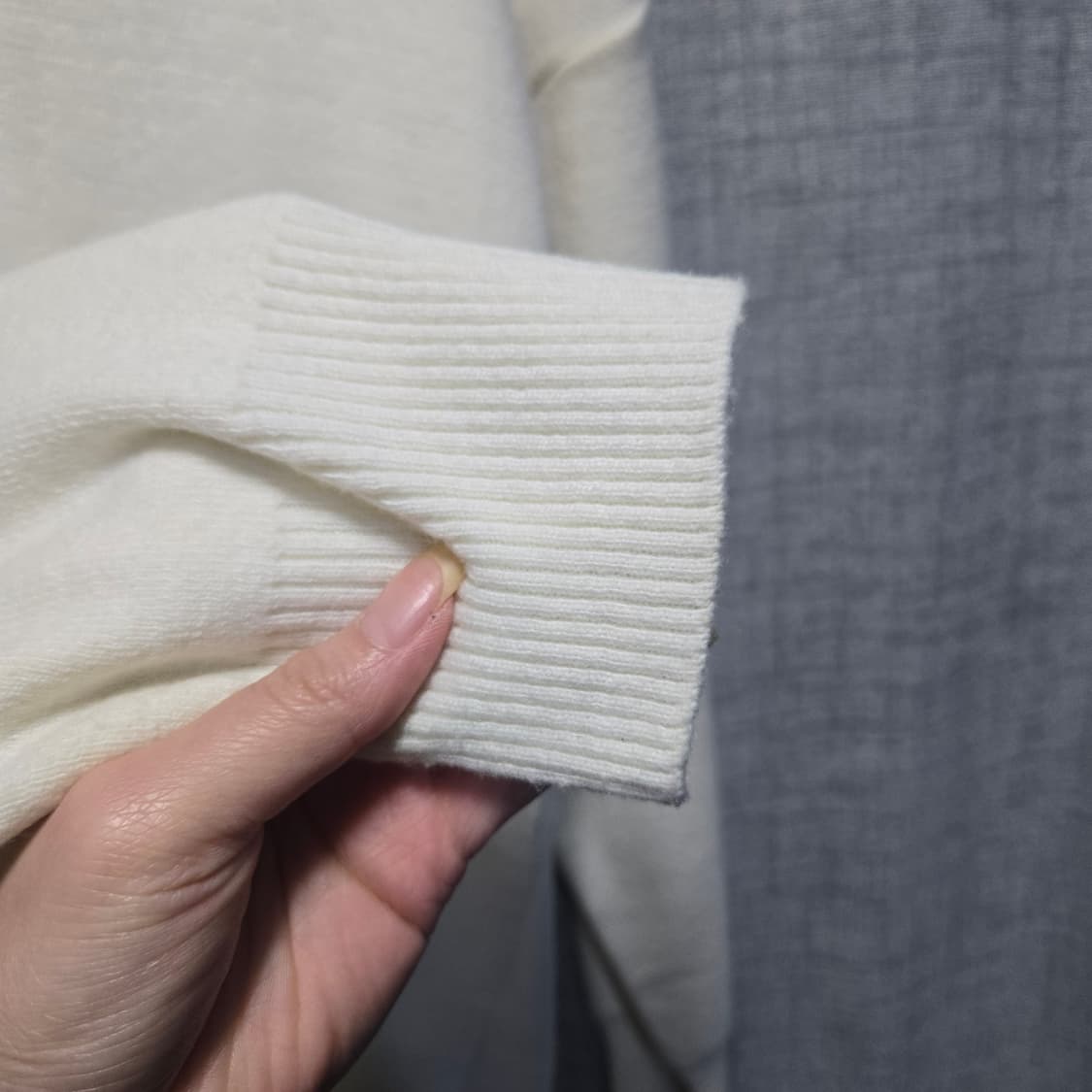 5252!! 여성 베이직 패치 니트 가디건  상품이미지5