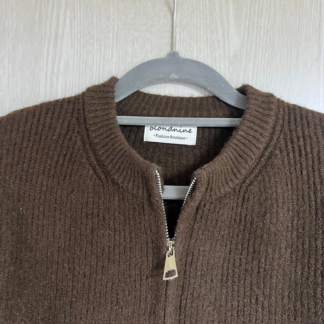 블론드나인 투웨이 니트집업 상품이미지3