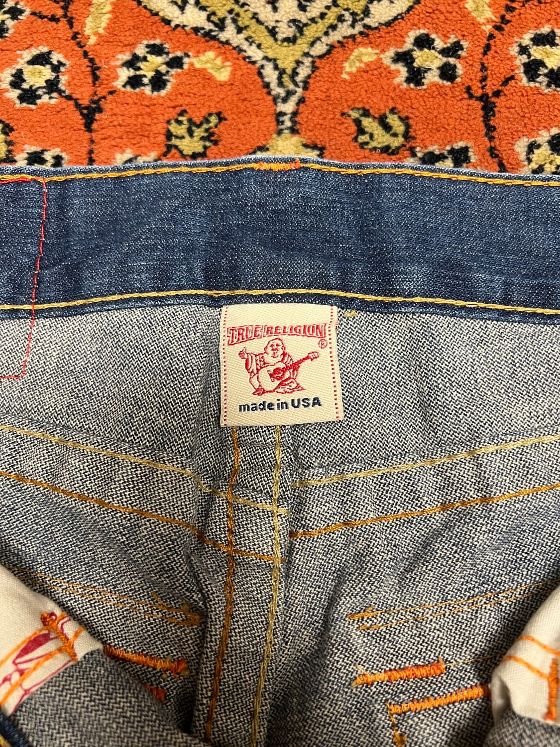 [32] 트루릴리전 Billy 아트워크 부츠컷 데님팬츠  상품이미지4