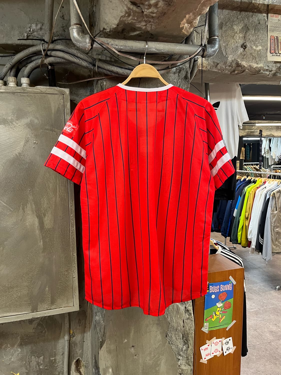 마제스틱 소프트 뱅크 호크스 유니폼 레드 L #csz2566 상품이미지2