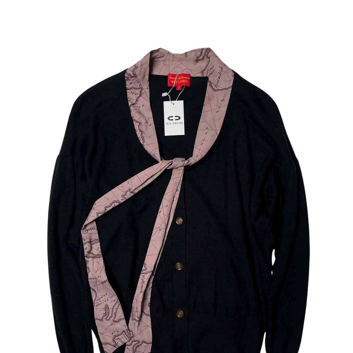 Vivienne westwood 지도 스카프 가디건 상품이미지2