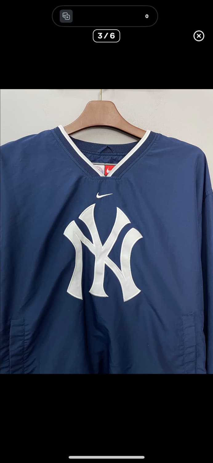 나이키 뉴욕 양키스 네이비 바람막이 웜업 A2844 상품이미지3