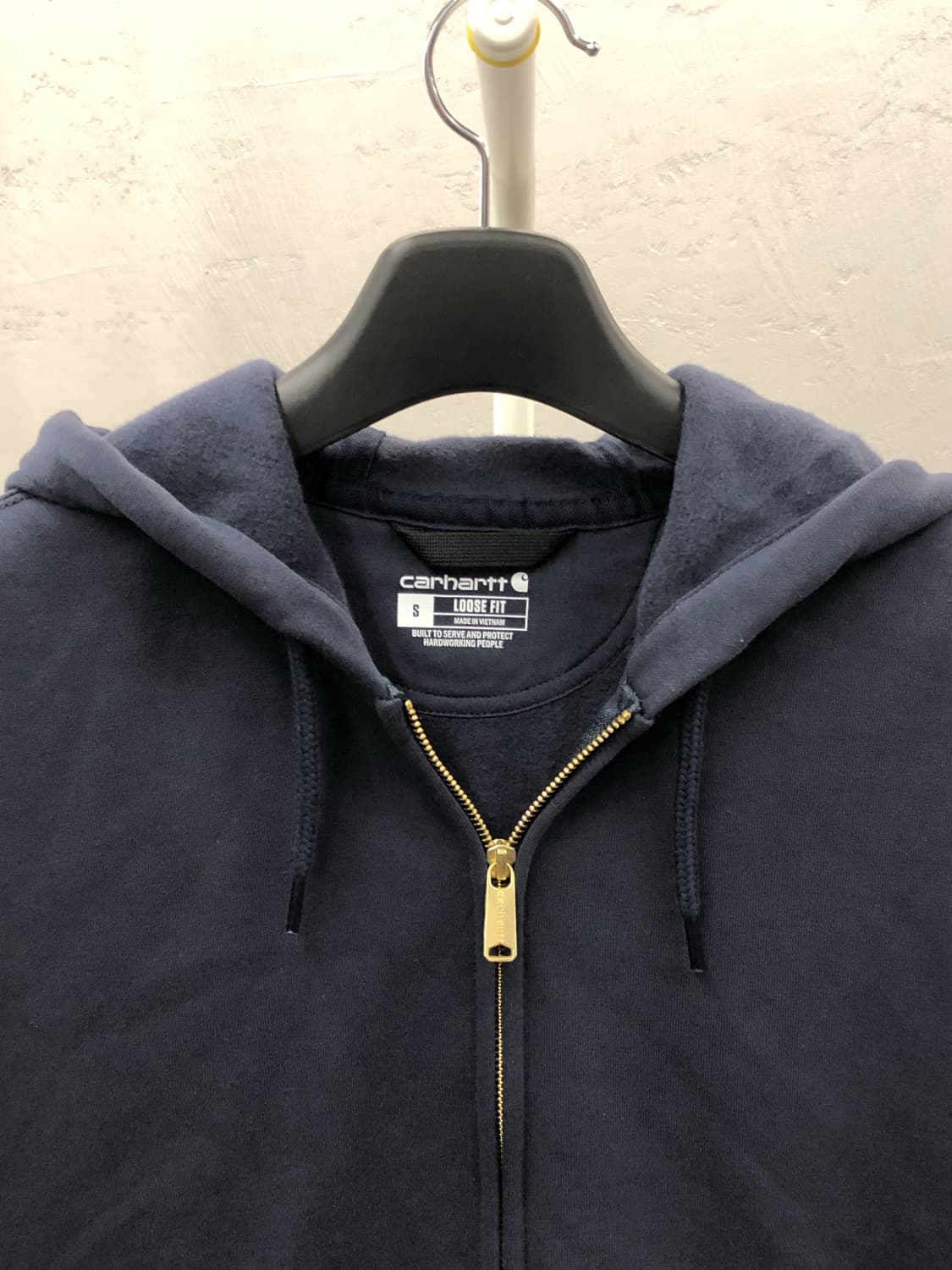 칼하트 네이비 후드집업 상품이미지4