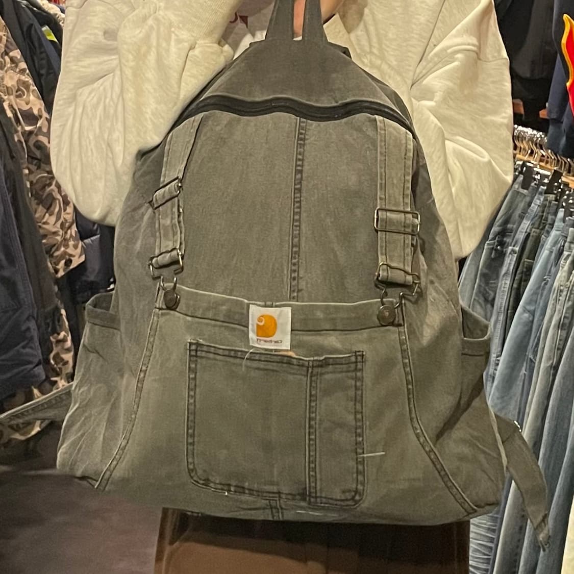 [IM] carhartt 칼하트 리메이크 그레이 백팩 상품이미지2