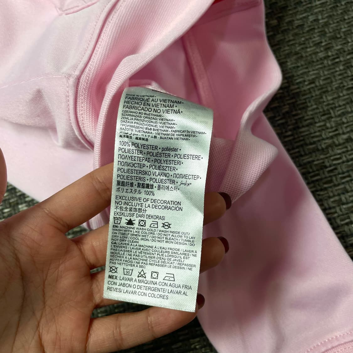 나이키 키즈 레드 로고 딸기우유 포인트 프린팅 트랙탑 져지 XS 상품이미지6