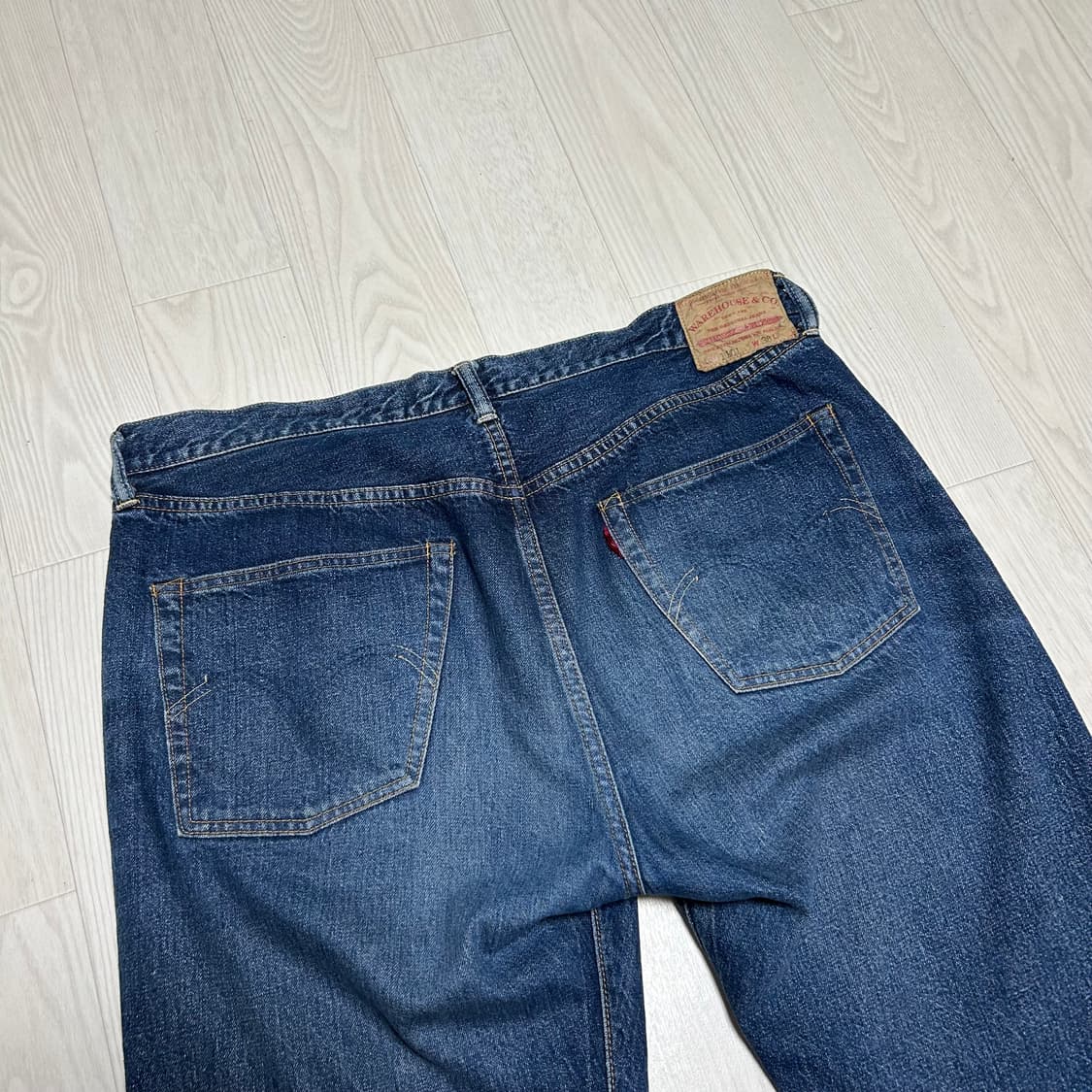[38] 웨어하우스 1101 미디엄 인디고 셀비지데님 상품이미지5