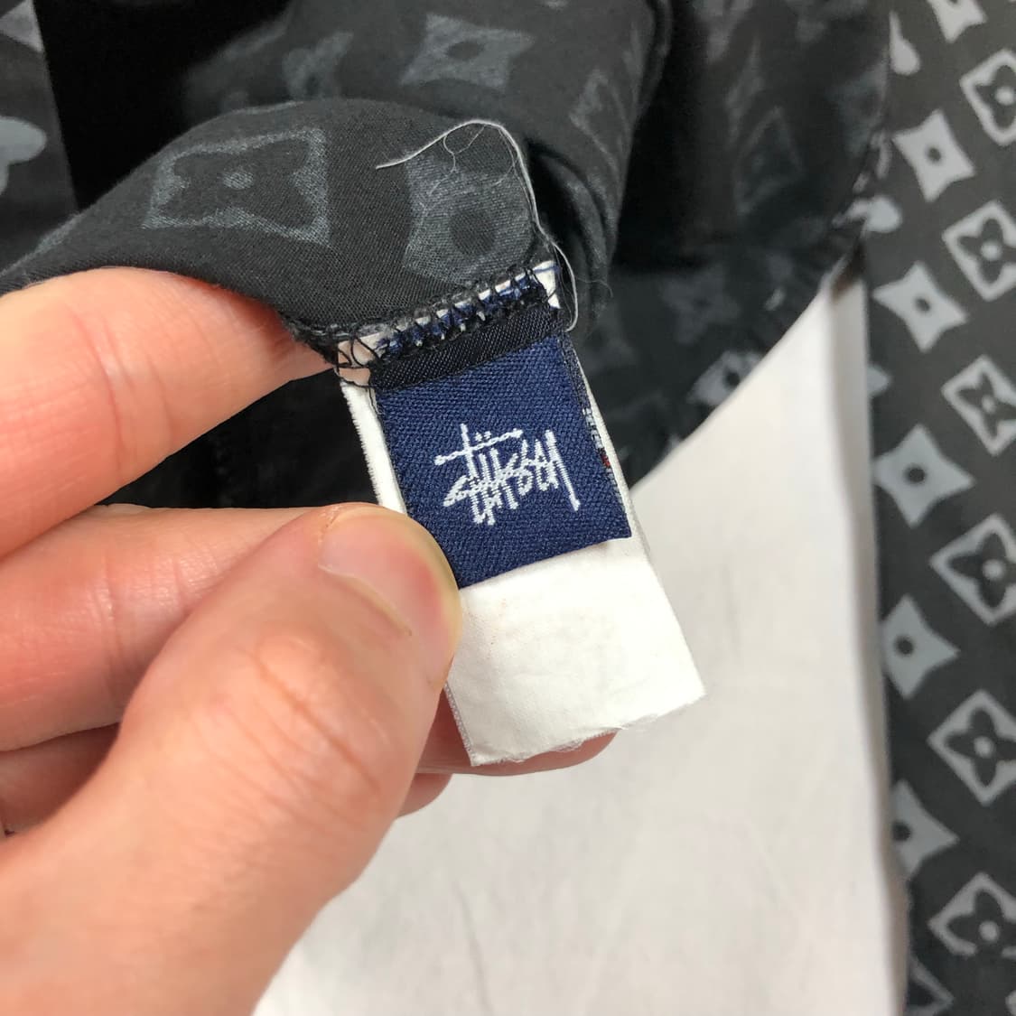 90s 스투시 stussy 루이비통 패러디 셔츠 남방 상품이미지8