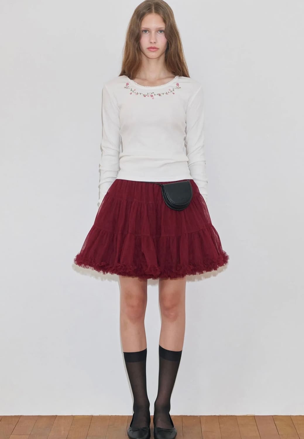 시눈 sinoon tute skirt 튜튜스커트(wine) 상품이미지1