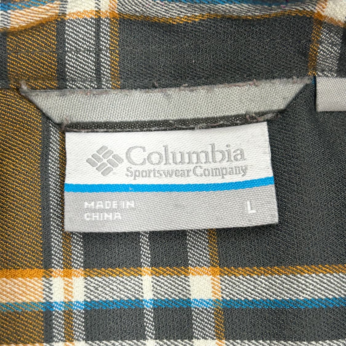 Columbia 콜롬비아 그레이 옐로우 체크 셔츠 상품이미지6