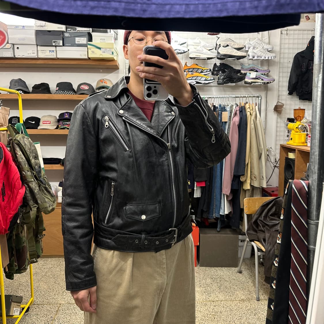 카우레더 라이더 자켓 상품이미지10