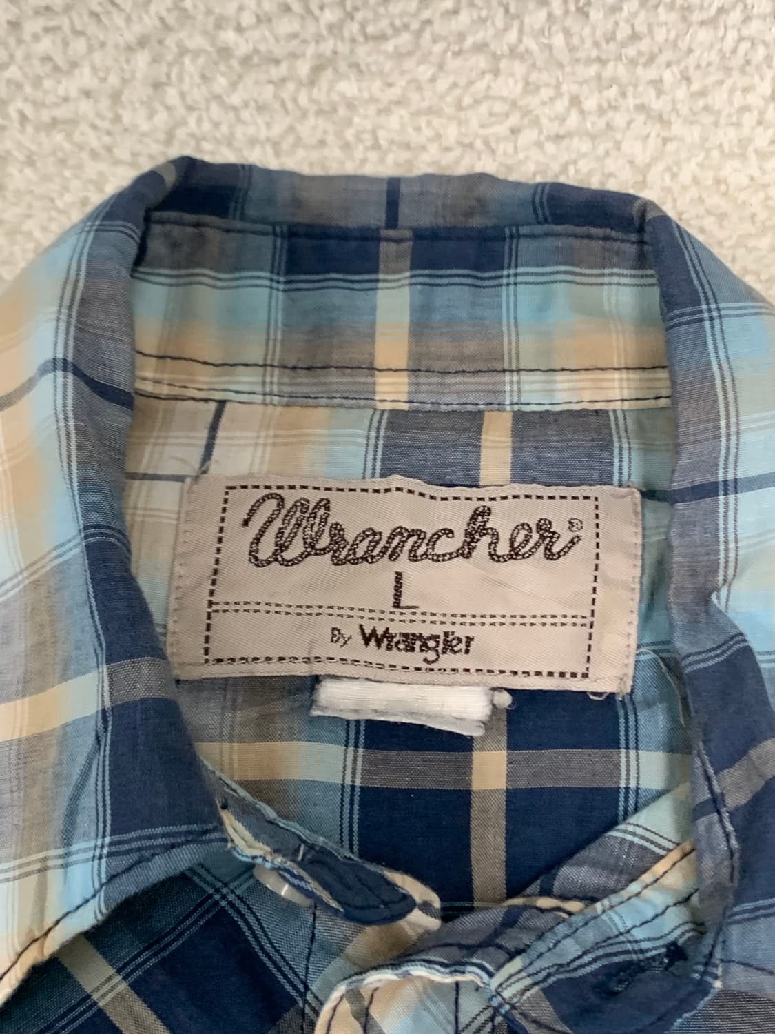WRANGLER 웨스턴 반팔셔츠 상품이미지1
