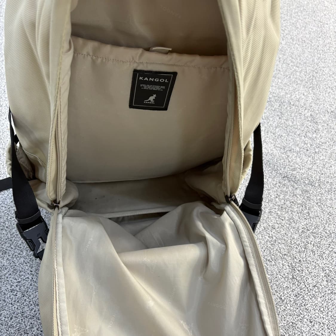 캉골 베이지 백팩 대학생가방 0406J 상품이미지6