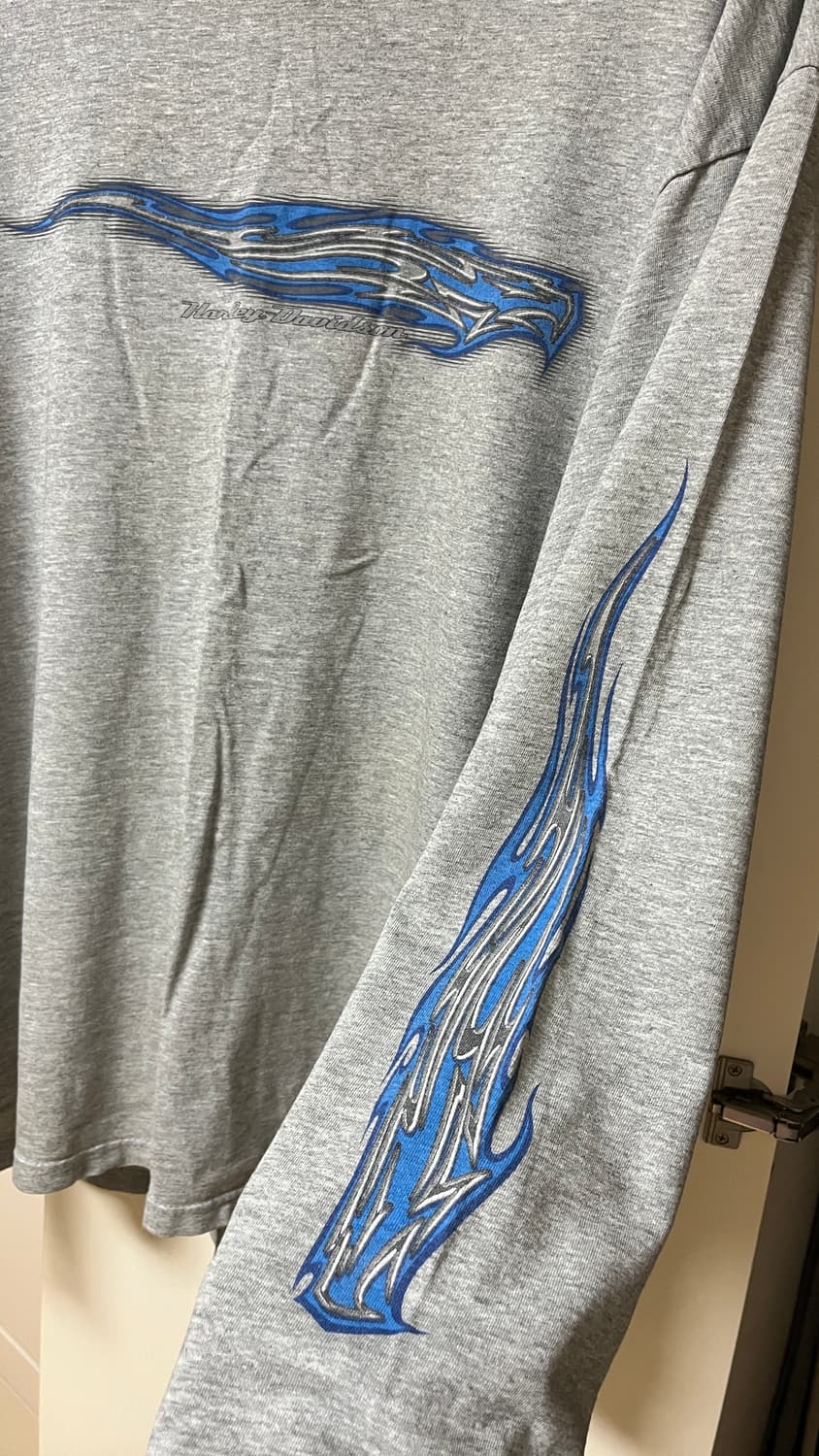 00‘s 빈티지 할리데이비슨 롱슬리브 티셔츠 상품이미지3